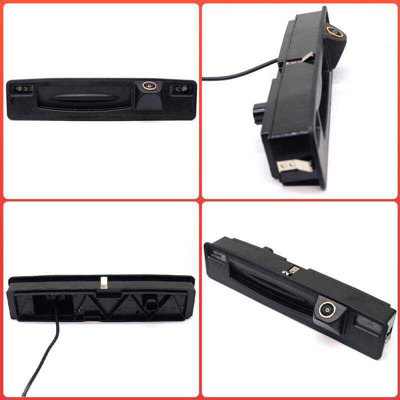 HD hátsó kamera Ford Fiesta MK8 HB 2017 2018 2019 2020 2021 2022 csomagtartó fogantyú tartalék parkoló tolatókamera Golden Fisheye