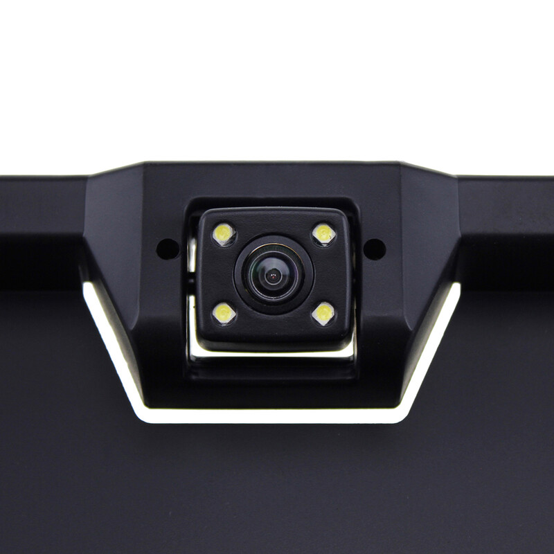Bornwin 4/8 LED stāvvietas palīdzības komplekts infrasarkanās gaismas nakts redzamības Eiropas automašīnas numura zīmes rāmis automašīnas atpakaļskata kamera