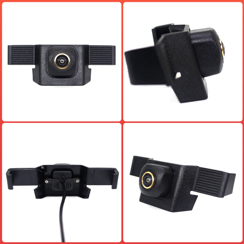 170° Fisheye AHD automašīnas priekšējā skata logotipa kamera priekšējā režģa kamera CVBS priekš Toyota Highlander XU50 Kluger 2014~2017 2018 2019 2020