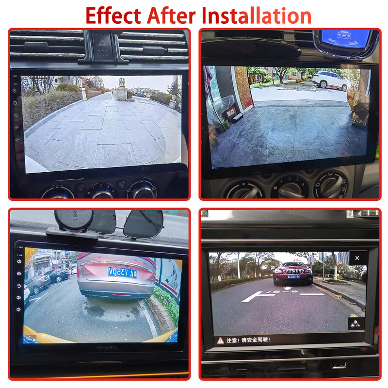 170° Fisheye AHD automašīnas priekšējā skata logotipa kamera priekšējā režģa kamera CVBS priekš Toyota Highlander XU50 Kluger 2014~2017 2018 2019 2020