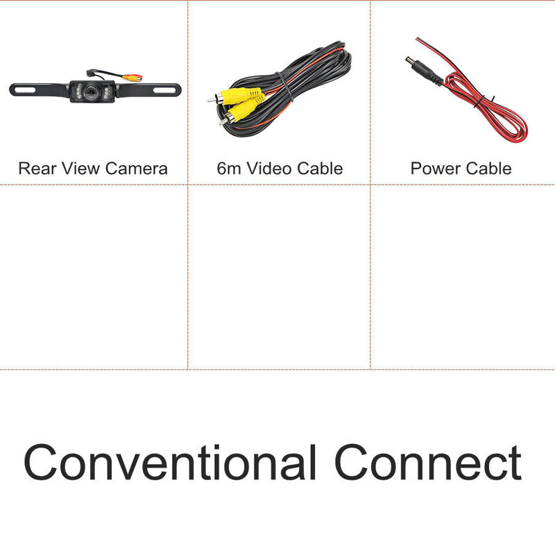 DIYSECUR ūdensnecaurlaidīga numura zīmes rāmja automašīnas kamera IR nakts redzamības autostāvvieta aizmugures skata rezerves kamera