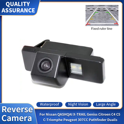 HD CCD auto tahavaatekaamera Nissan QASHQAI X-TRAIL Geniss Citroen C4 C5 C-Triomphe Peugeot 307CC Pathfinder Dualis jaoks