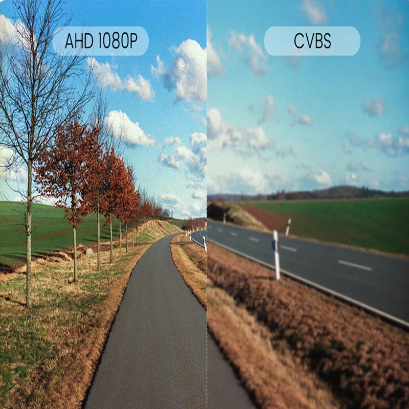 170° HD 1080P AHD halszem jármű tolatókamera VW Volkswagen Santana Polo(3C) Tiguan Touareg Passat B4 B5 Skoda Fabia