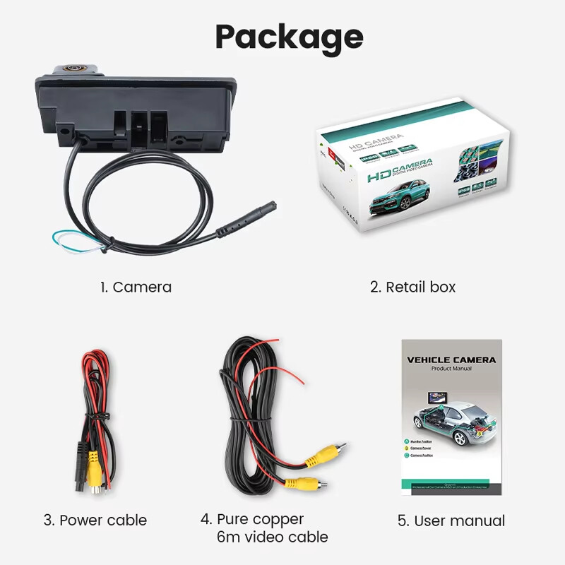 GreenYi 170° AHD 1080P automašīnas atpakaļskata kamera Audi A3 8P A6 C6 A1 Q7 A4 B7 B6 S5 A6L Q5 nakts redzamības atpakaļgaitas transportlīdzeklim