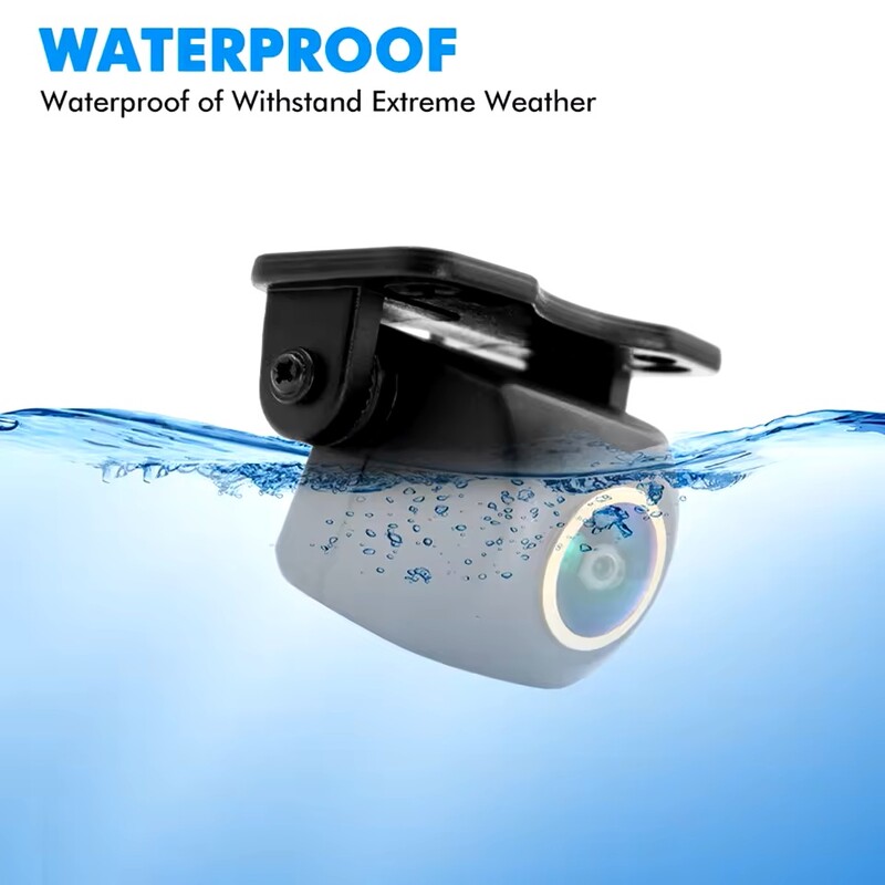 1080P Ultra tiszta, széles látószögű tolatókamera - Autó hátrameneti parkolásfigyelő kamera SUV-hoz, járművekhez, pickuphoz, lakókocsihoz, traktorhoz