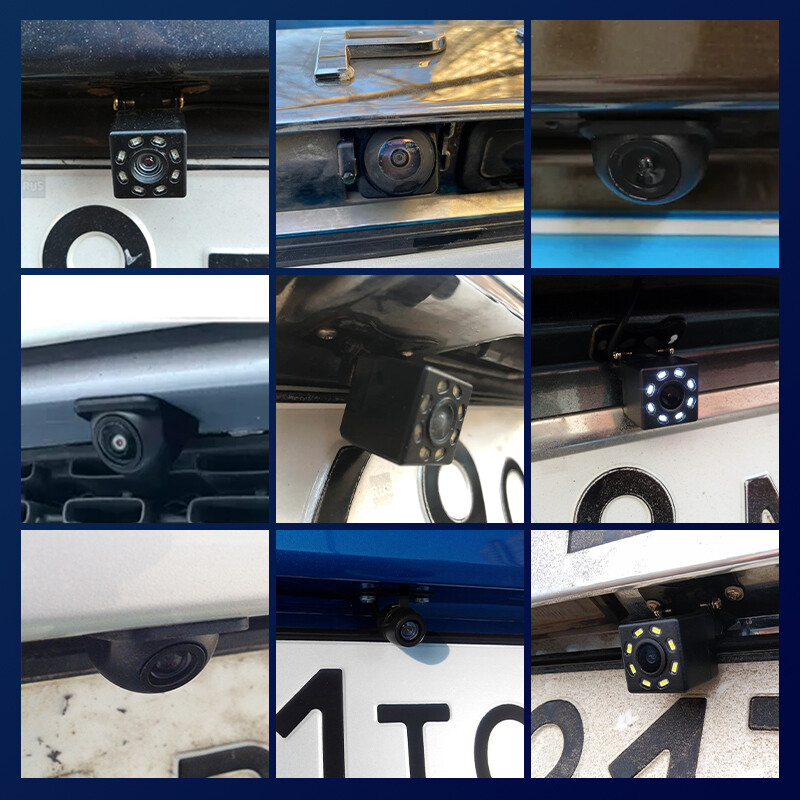 JMCQ 4/8/12 LED HD tolatókamera autós tolatókamera parkolókapcsolóval tolatókamerával vízálló éjszakai változat 170°