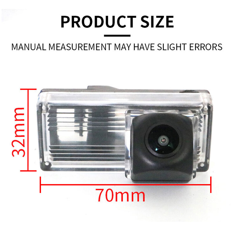 170 grādu HD nakts redzamības ūdensizturīgs automašīnas aizmugures skata rezerves kamera, kas paredzēta Toyota Reiz Land Cruiser LC Prado 100 120 200 2002-2016