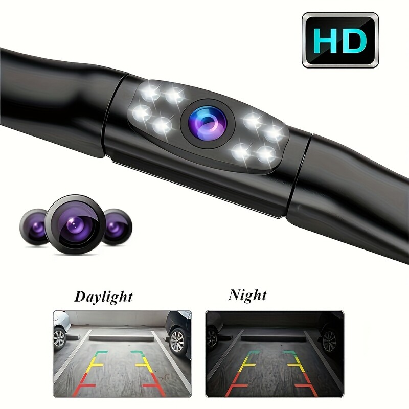 Autós tolatókamera 4,3 hüvelykes HD kijelzős LCD monitor Teljes készlet parkolórendszer kisteherautóhoz Könnyű telepítés