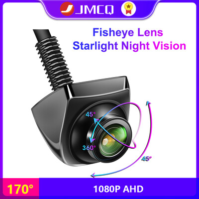 JMCQ 170° 1920x1080P autosõiduki AHD-tagurduskaamera kalasilm-objektiiv Starlight Night Vision sõiduki universaalsed sõiduki tagakaamerad