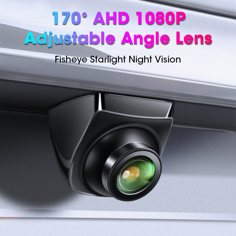JMCQ 170° 1920x1080P automašīnu transportlīdzekļa AHD atpakaļgaitas kameras zivs acs objektīvs Starlight nakts redzamības transportlīdzekļa universālās transportlīdzekļa aizmugurējās kameras