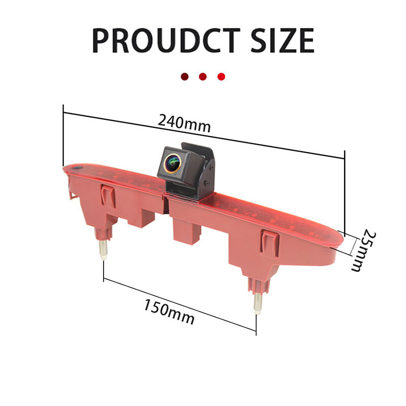 AHD 1080P automašīnas bremžu gaismas aizmugurējā skata atpakaļgaitas kamera Citroen Berlingo Peugeot Partner II 2008-2016 ūdensizturīgai rezerves kamerai