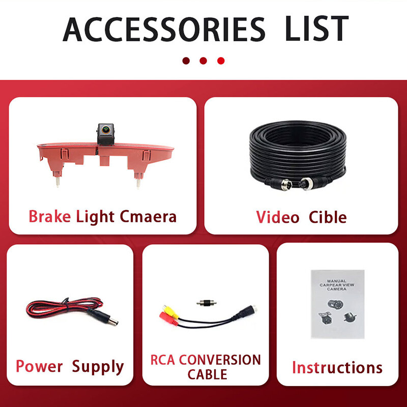 AHD 1080P automašīnas bremžu gaismas aizmugurējā skata atpakaļgaitas kamera Citroen Berlingo Peugeot Partner II 2008-2016 ūdensizturīgai rezerves kamerai