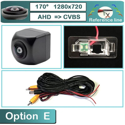 BOQUE 170 laipsnių 1280x720P AHD automobilio galinio vaizdo atbulinės eigos kamera, skirta BMW F36 F10 F11 E88 E82 F22 F87 F23 F45 F46 F30 F80 F31