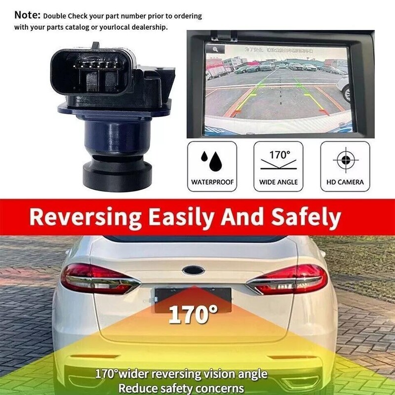 Aizmugurējā skata rezerves stāvvietas kamera atpakaļgaitas kamera Ford Escape 2013 2014 2015 2016 2017 GJ5T19G490AD EJ5Z-19G490-A