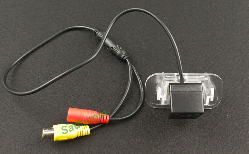 Automašīnas CCD HD 4 LED nakts redzamības rezerves atpakaļskata kamera parkošanās palīglīdzeklis ūdensizturīgs Mercedes Benz A / B klasei B200 B160