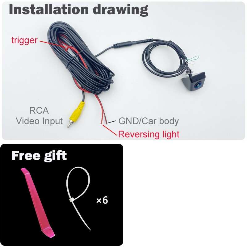 HICAMRUI tolatókamera Mini f56-hoz 2011 2012 2013 2014 2015 2016 2017 2018 2019 2020 HD éjjellátó tartozékok