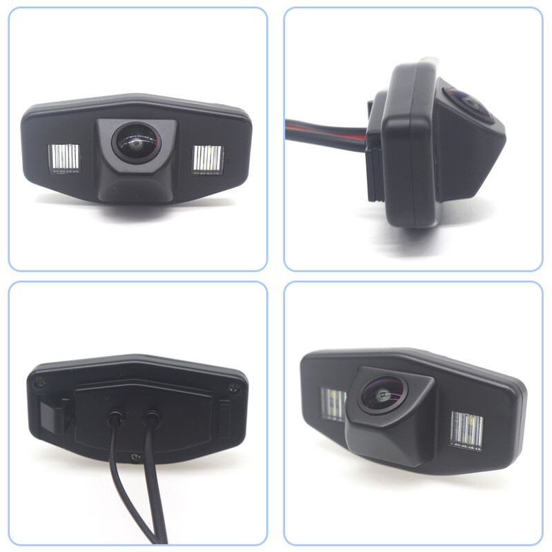 CCD Full HD Fisheye atpakaļskata kamera Honda Accord 6 Accord 7 1997~2007 4D sedana automašīnas atpakaļgaitas parkošanās monitors nakts redzamībai