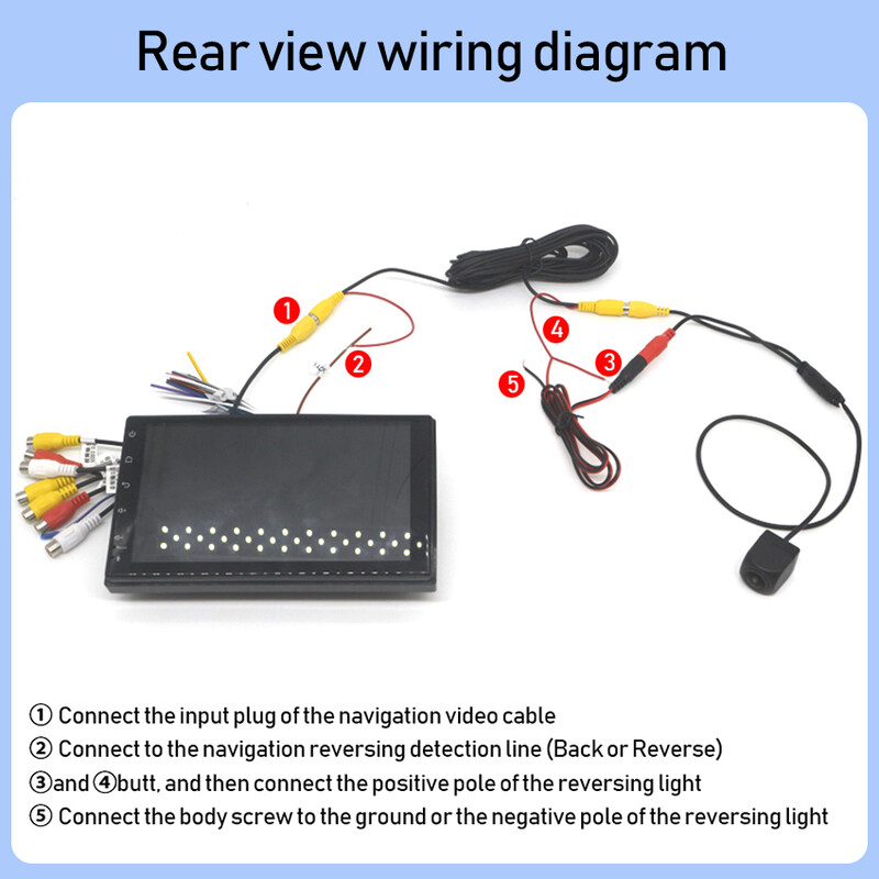 CCD Full HD Fisheye atpakaļskata kamera Honda Accord 6 Accord 7 1997~2007 4D sedana automašīnas atpakaļgaitas parkošanās monitors nakts redzamībai