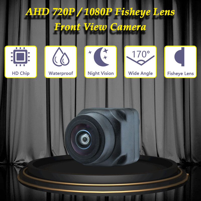 BMW 5-ös sorozatú G30 G31 2017 2018 2019 2020 2021 2022 elölnézeti kamera AHD 1080P halszem objektív járműhöz LOGO parkoló autóhoz