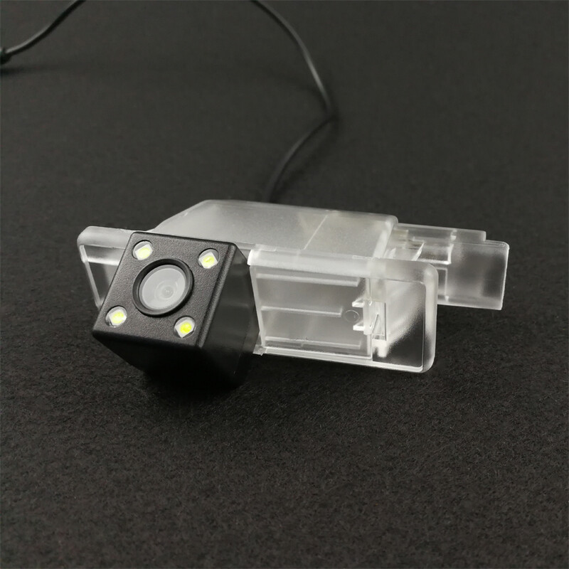 Paredzēts Peugeot 2008 2015 Car CCD 4 LED nakts redzamības rezerves atpakaļskata kamerai parkošanās atpakaļgaitas palīgierīce, ūdensnecaurlaidīga