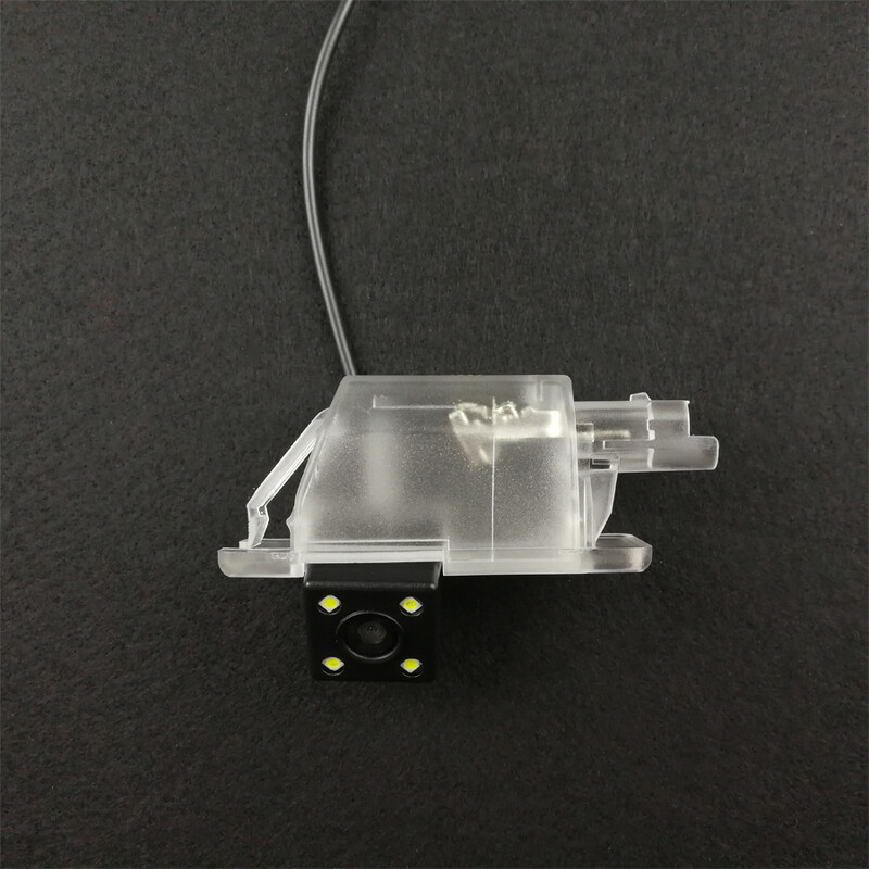 Paredzēts Peugeot 2008 2015 Car CCD 4 LED nakts redzamības rezerves atpakaļskata kamerai parkošanās atpakaļgaitas palīgierīce, ūdensnecaurlaidīga