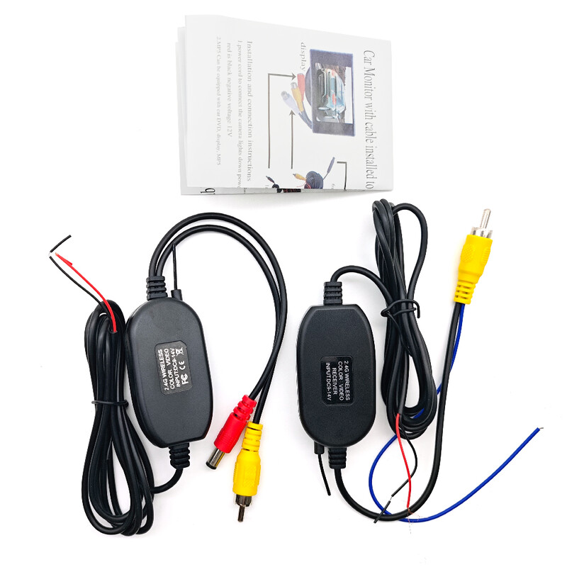 Πομπός και δέκτης βίντεο ασύρματης κάμερας 2,4 Ghz για αντίγραφο ασφαλείας κάμερας οπισθοπορείας αυτοκινήτου και οθόνη στάθμευσης DVD Player αυτοκινήτου