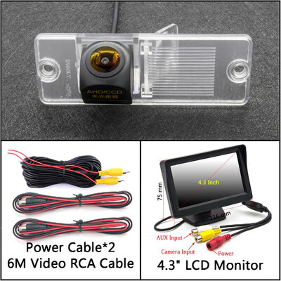 AHD 1280*720P galinio vaizdo kamera, skirta Mitsubishi Pajero Sport/Montero sport MK1 1996-2008 automobilio atbulinės eigos veidrodžio LCD monitorius