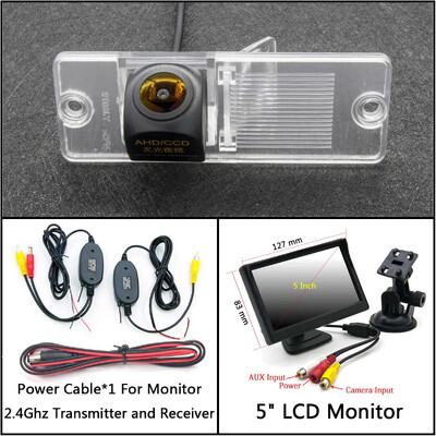 AHD 1280*720P galinio vaizdo kamera, skirta Mitsubishi Pajero Sport/Montero sport MK1 1996-2008 automobilio atbulinės eigos veidrodžio LCD monitorius