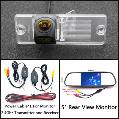 AHD 1280*720P galinio vaizdo kamera, skirta Mitsubishi Pajero Sport/Montero sport MK1 1996-2008 automobilio atbulinės eigos veidrodžio LCD monitorius