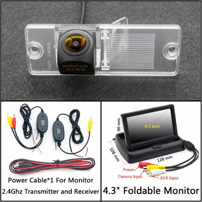 AHD 1280*720P galinio vaizdo kamera, skirta Mitsubishi Pajero Sport/Montero sport MK1 1996-2008 automobilio atbulinės eigos veidrodžio LCD monitorius