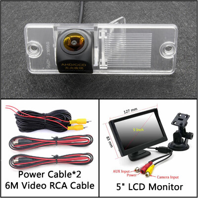 AHD 1280*720P galinio vaizdo kamera, skirta Mitsubishi Pajero Sport/Montero sport MK1 1996-2008 automobilio atbulinės eigos veidrodžio LCD monitorius