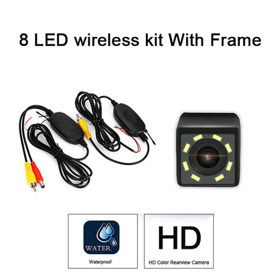 Juhtmeta auto CCD tagumine kaamera Fisheye 8 12 LED dünaamiline öönägemine Jeep Compass Liberty Grand Cherokee Patriot 2009-2015 jaoks