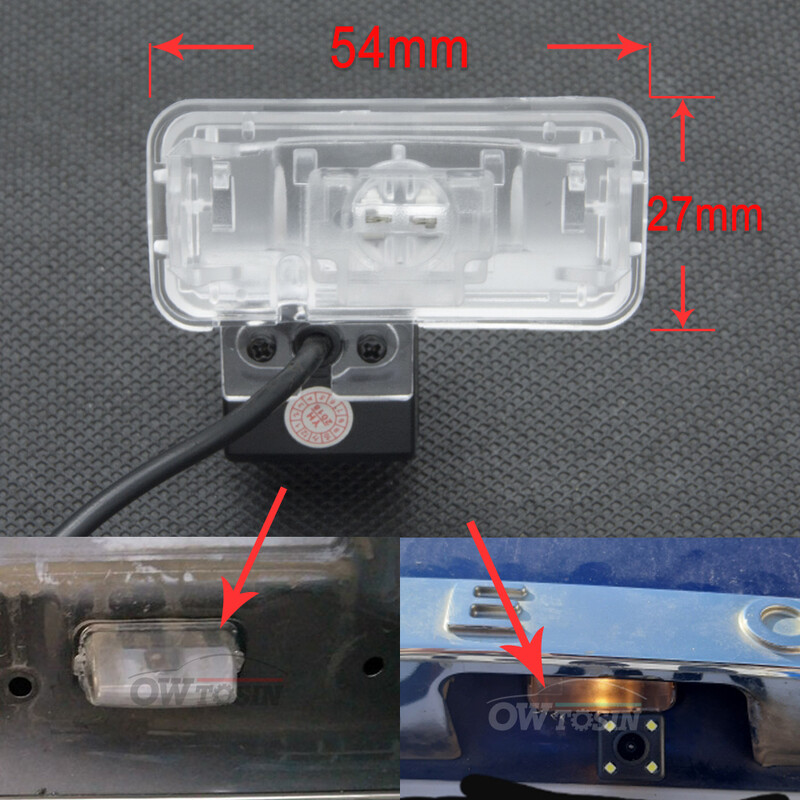 AHD 1280*720 transportlīdzekļa atpakaļskata kamera Toyota Fortuner/SW4 MK2 Verso/SportsVan AR20 Avalon Avensis Yaris Prius C/Aqua Car