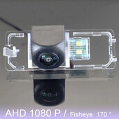 AHD 1080P FishEye transporto priemonės galinio vaizdo atbulinės eigos kamera, skirta Skoda Superb B6 Super B 3T MK2 2008–2014 HD naktinio matymo atsarginei kamerai