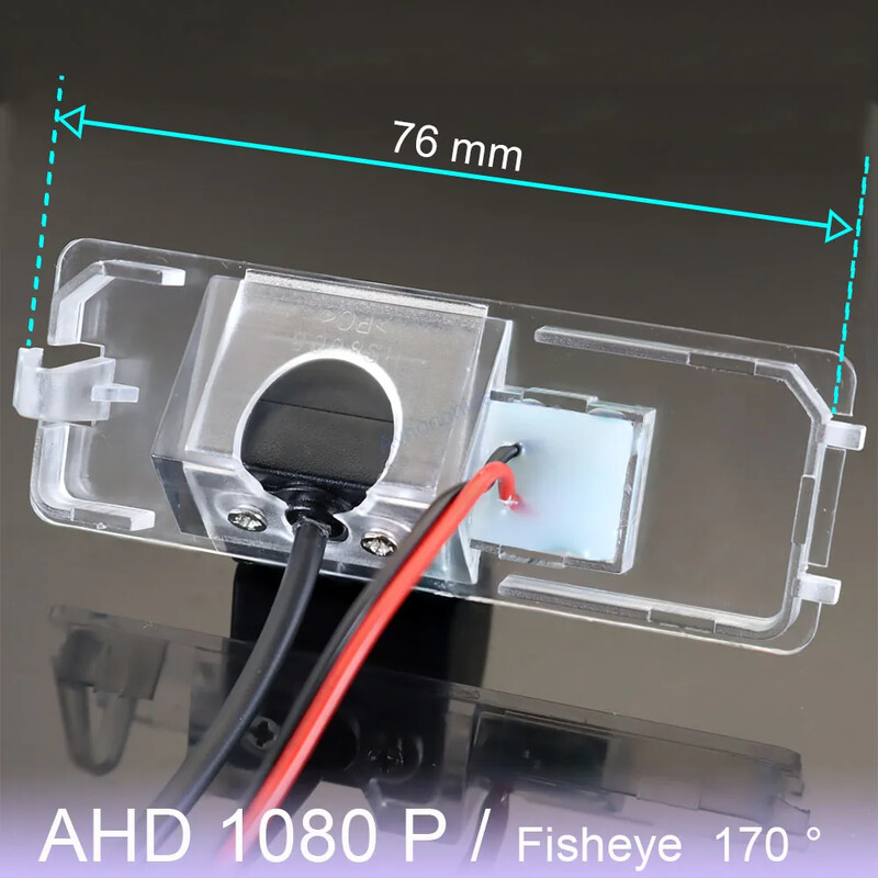 AHD 1080P FishEye transportlīdzekļa atpakaļskata kamera Skoda Superb B6 Super B 3T MK2 2008-2014 HD nakts redzamības rezerves kamerai