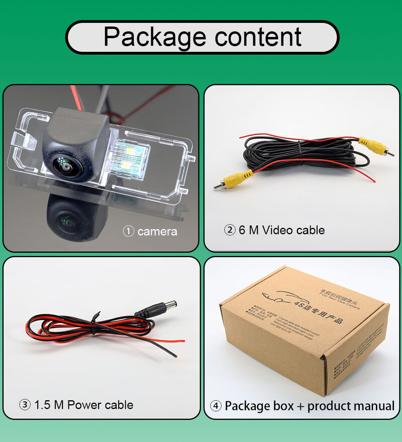 AHD 1080P FishEye transportlīdzekļa atpakaļskata kamera Skoda Superb B6 Super B 3T MK2 2008-2014 HD nakts redzamības rezerves kamerai