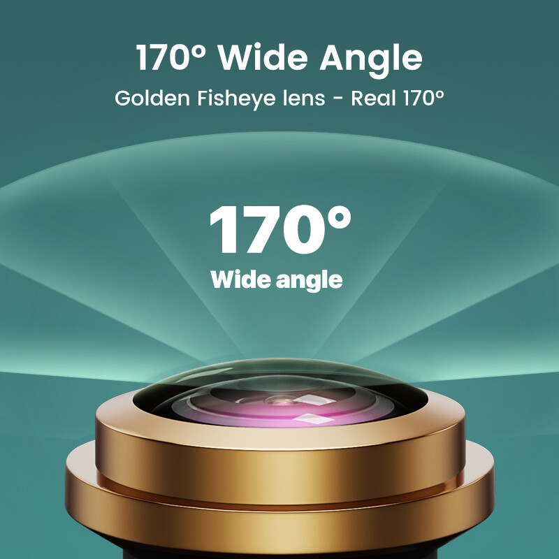 GreenYi AHD 1080P Kamera za noćno gledanje vozila za vožnju unazad Stražnji pogled od 170 stupnjeva Golden Fisheye Lens Full HD kamere IMX307 G817