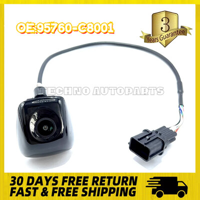 95760-C8001 Galinio vaizdo atbulinės eigos statymo pagalbinė kamera Atgalinė kamera juoda, skirta Hyundai I20 95760C8001 95760-C8001-X3U