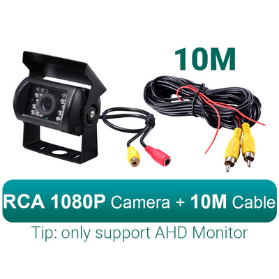AHD 1080P veoauto tagavarakaamera raskeveokite 18 LED-i IR öönägemisega veekindel sõiduki tahavaatekaamera veoauto/haagise/pikurite/haagismaja jaoks