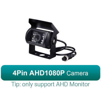 AHD 1080P veoauto tagavarakaamera raskeveokite 18 LED-i IR öönägemisega veekindel sõiduki tahavaatekaamera veoauto/haagise/pikurite/haagismaja jaoks