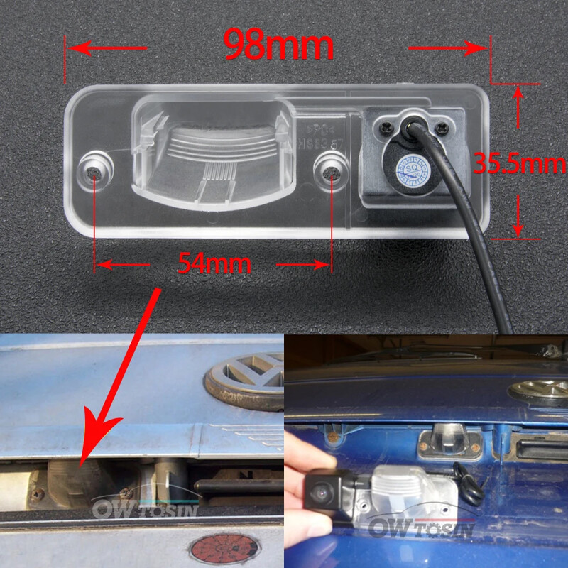 AHD 1280*720 jármű tolatókamera Volkswagen VW T4 Multivan Transporter Caravelle Business 1990-2003 autó tükör monitorhoz