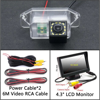 12 LED lempučių automobilio galinio vaizdo kamera, skirta Mitsubishi Eclipse 1995-1999 MK2 Lancer/Lancer EX/Lancer EVO 380 Automobilių stovėjimo aikštelės atsarginė kamera