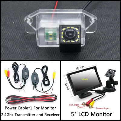12 LED lempučių automobilio galinio vaizdo kamera, skirta Mitsubishi Eclipse 1995-1999 MK2 Lancer/Lancer EX/Lancer EVO 380 Automobilių stovėjimo aikštelės atsarginė kamera