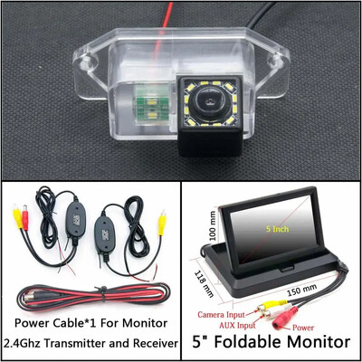 12 LED lempučių automobilio galinio vaizdo kamera, skirta Mitsubishi Eclipse 1995-1999 MK2 Lancer/Lancer EX/Lancer EVO 380 Automobilių stovėjimo aikštelės atsarginė kamera