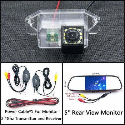 12 LED lempučių automobilio galinio vaizdo kamera, skirta Mitsubishi Eclipse 1995-1999 MK2 Lancer/Lancer EX/Lancer EVO 380 Automobilių stovėjimo aikštelės atsarginė kamera