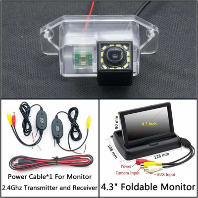 12 LED lempučių automobilio galinio vaizdo kamera, skirta Mitsubishi Eclipse 1995-1999 MK2 Lancer/Lancer EX/Lancer EVO 380 Automobilių stovėjimo aikštelės atsarginė kamera