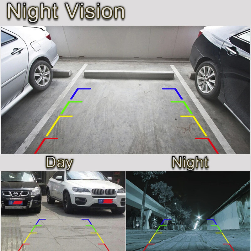 12 LED gaismas automašīnas atpakaļskata kamera Mitsubishi Eclipse 1995-1999 MK2 Lancer/Lancer EX/Lancer EVO 380 Autostāvvietas rezerves kamera