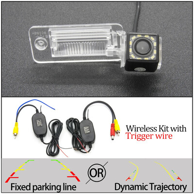 Fikseeritud või dünaamilise trajektooriga radade CCD auto tahavaatekaamera jaoks Audi A3/S3 2004-2009 A4 A5 A6 2004-2013 Q7 2003-2009 automonitor