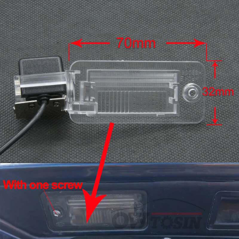 Σταθερή ή δυναμική τροχιά τροχιάς CCD Κάμερα οπισθοπορείας αυτοκινήτου για Audi A3/S3 2004-2009 A4 A5 A6 2004-2013 Q7 2003-2009 Οθόνη αυτοκινήτου