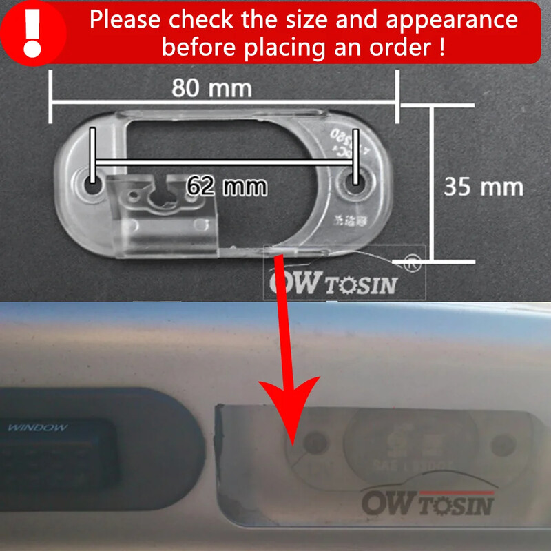 Κάμερα πίσω όψης 170 μοιρών AHD 1920x1080P για Hyundai Santa Fe/Santa Fe Classic MK1 SM 2000-2006 Εφεδρική οθόνη όπισθεν αυτοκινήτου